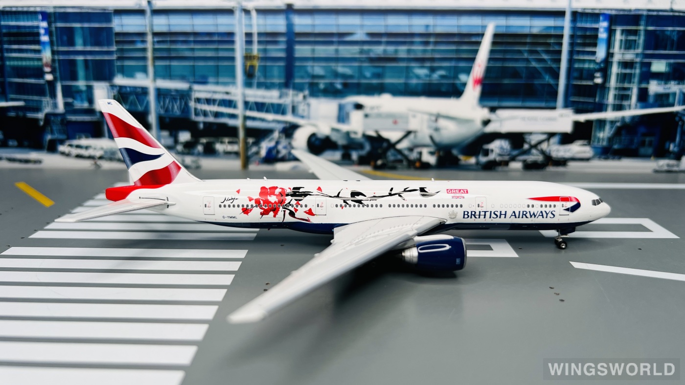 Phoenix 1:400 PH11090 British Airways 英国航空 Boeing 777-200 G-YMML