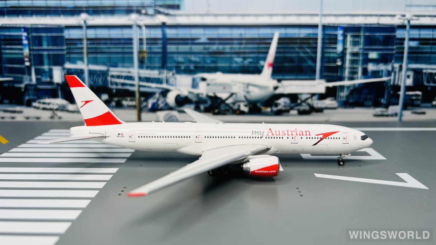 Phoenix 1:400 PH04109 Austrian Airlines 奥地利航空 Boeing 777-200 OE-LPD