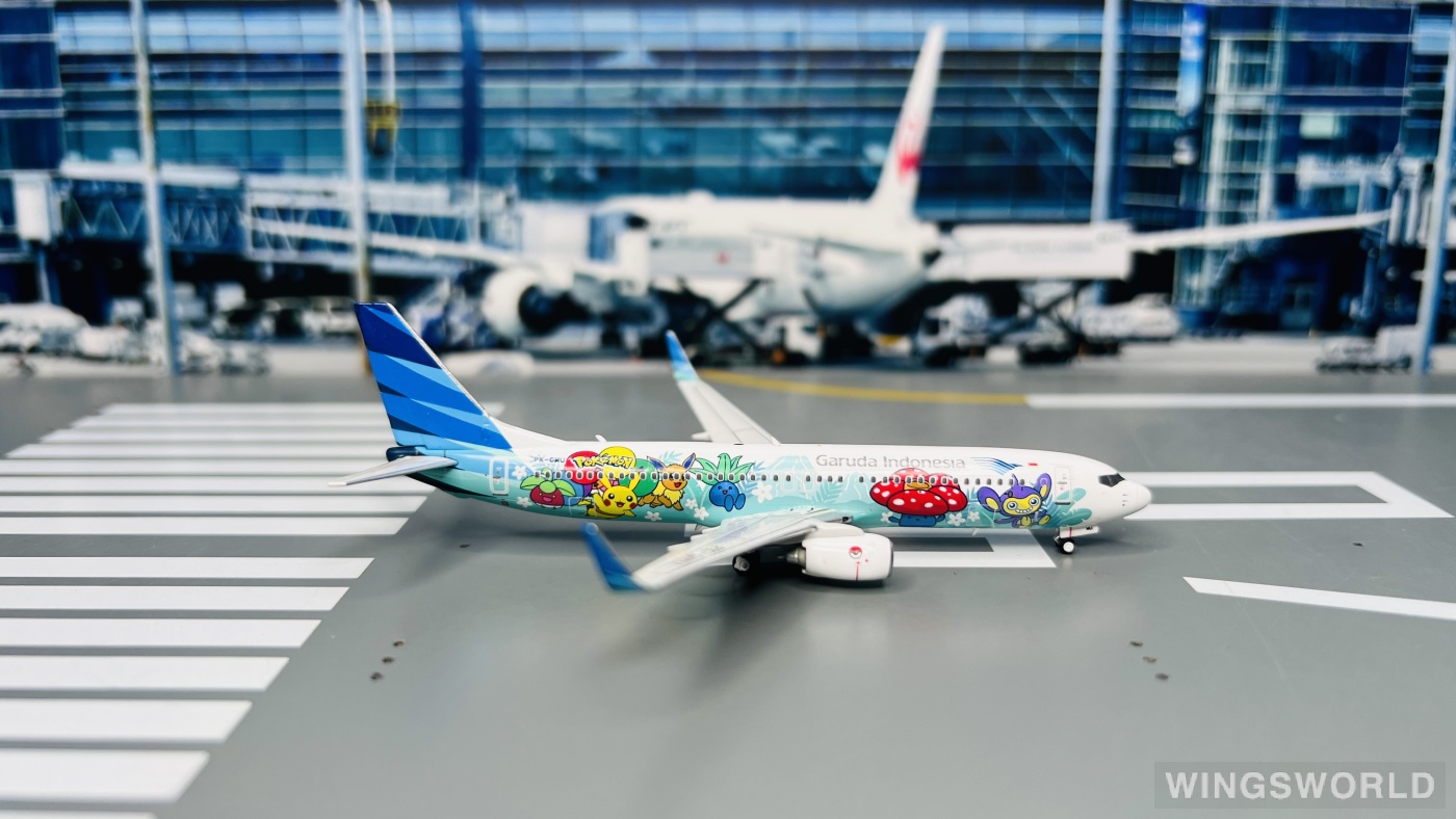 Phoenix 1:400 PH04581 Garuda Indonesia 印度尼西亚鹰航 Boeing 737-800 PK-GMU