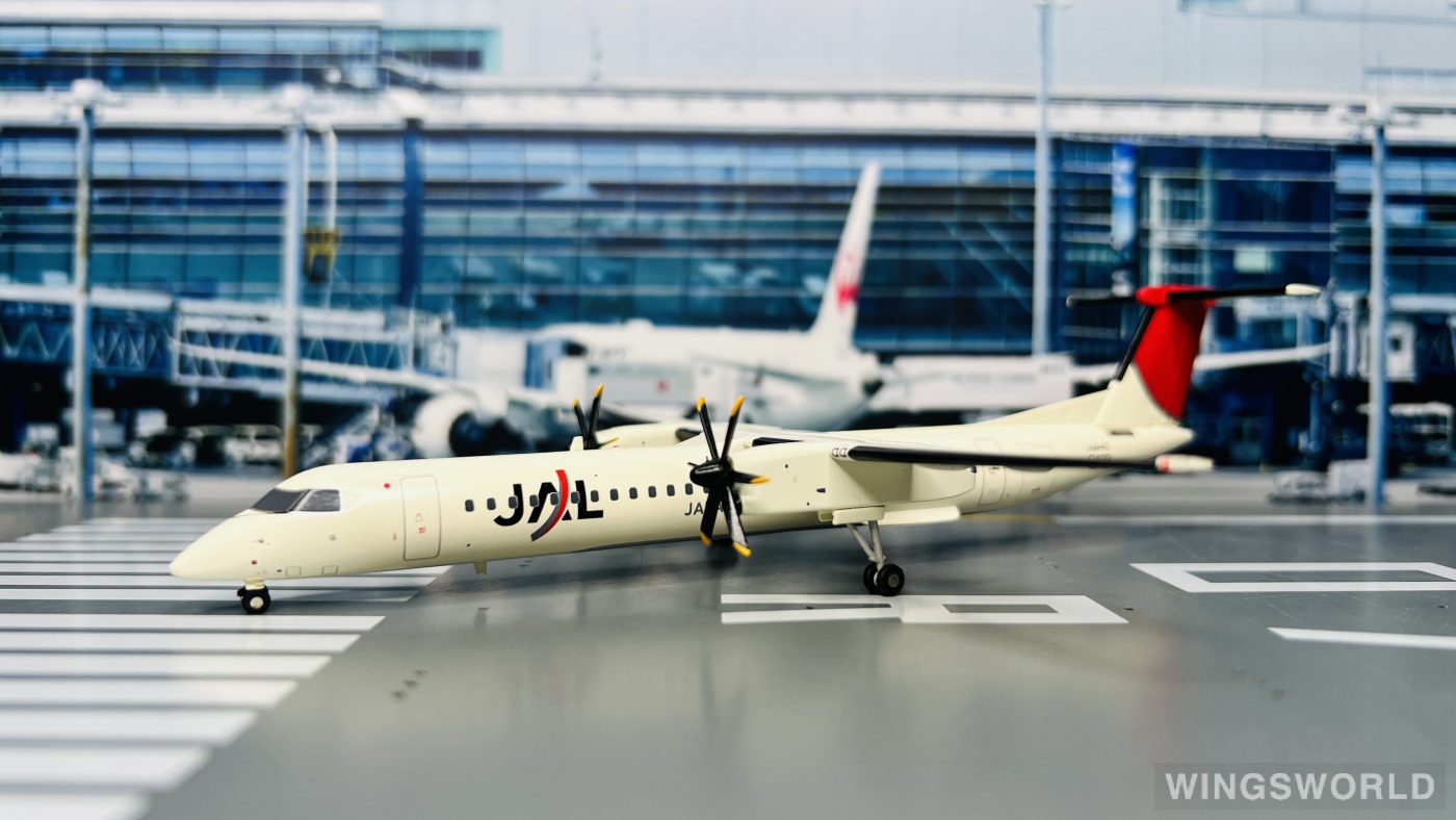 JAL DHC-8-400(DASH 8-Q400) 日本航空 1:200 jc JC Wings 1:400 Bombardier Dash 8-400 Japan Airlines 日本航空