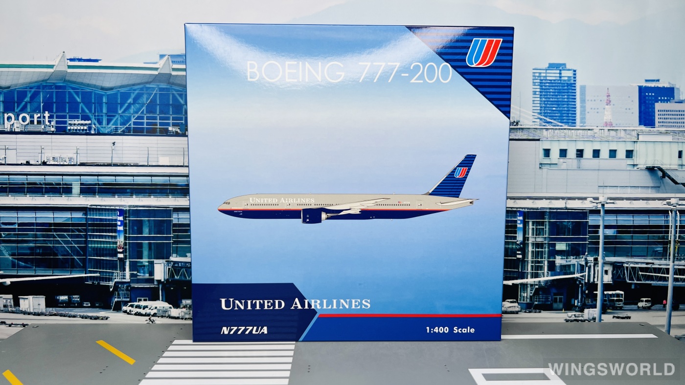 Phoenix 1:400 PH04508 United Airlines 美国联合航空 Boeing 777-200 N777UA