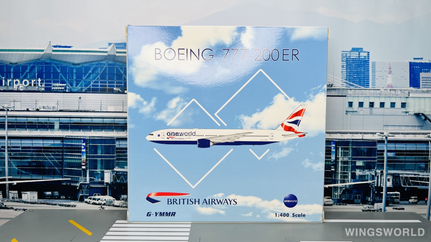 Phoenix 1:400 PH04505 British Airways 英国航空 Boeing 777-200ER G-YMMR