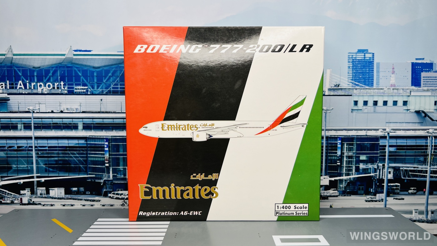 Phoenix 1:400 PH10384 Emirates 阿联酋航空 Boeing 777-200 A6-EWC