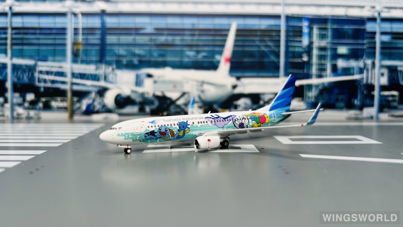 Phoenix 1:400 PH04581 Garuda Indonesia 印度尼西亚鹰航 Boeing 737-800 PK-GMU