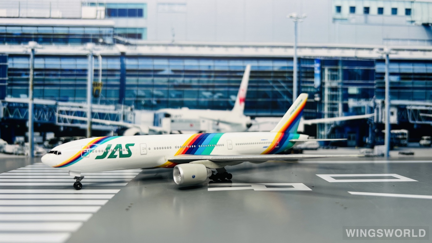 Dragon Models 1:400 55050 JAS 日本佳速航空 Boeing 777-200 JA8977