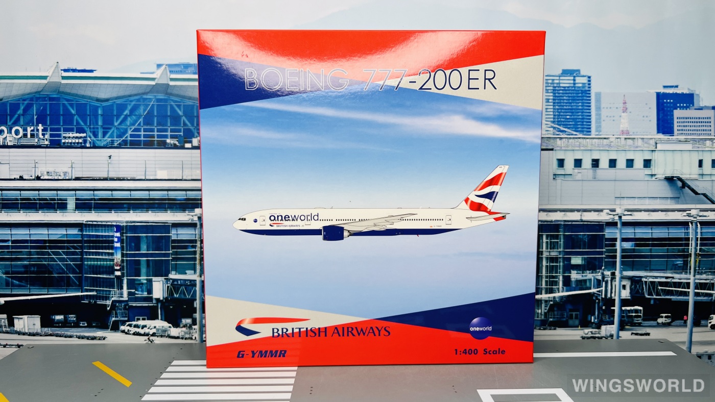 Phoenix 1:400 PH04505 British Airways 英国航空 Boeing 777-200ER G-YMMR