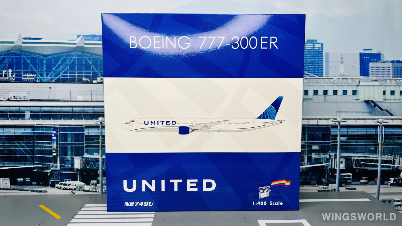 Phoenix 1:400 PH04550 United Airlines 美国联合航空 Boeing 777-300ER N2749U