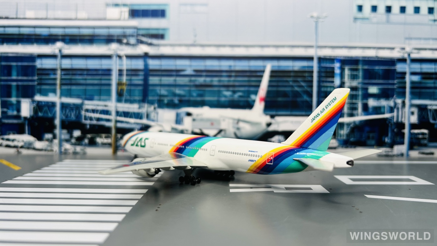 Dragon Models 1:400 55050 JAS 日本佳速航空 Boeing 777-200 JA8977