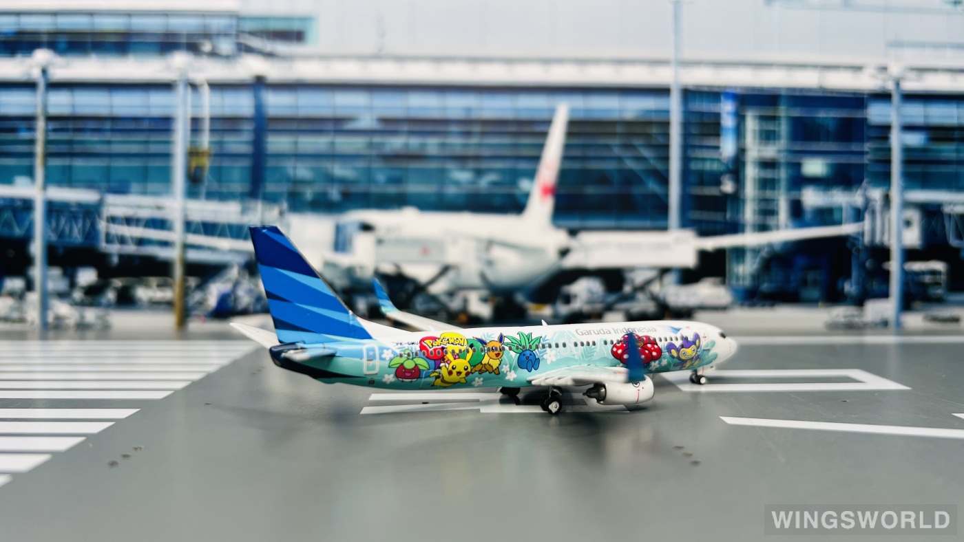 Phoenix 1:400 PH04581 Garuda Indonesia 印度尼西亚鹰航 Boeing 737-800 PK-GMU