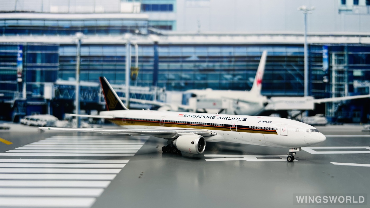 Phoenix 1:400 PH11124 Singapore Airlines 新加坡航空 Boeing 777-200 9V-SRJ