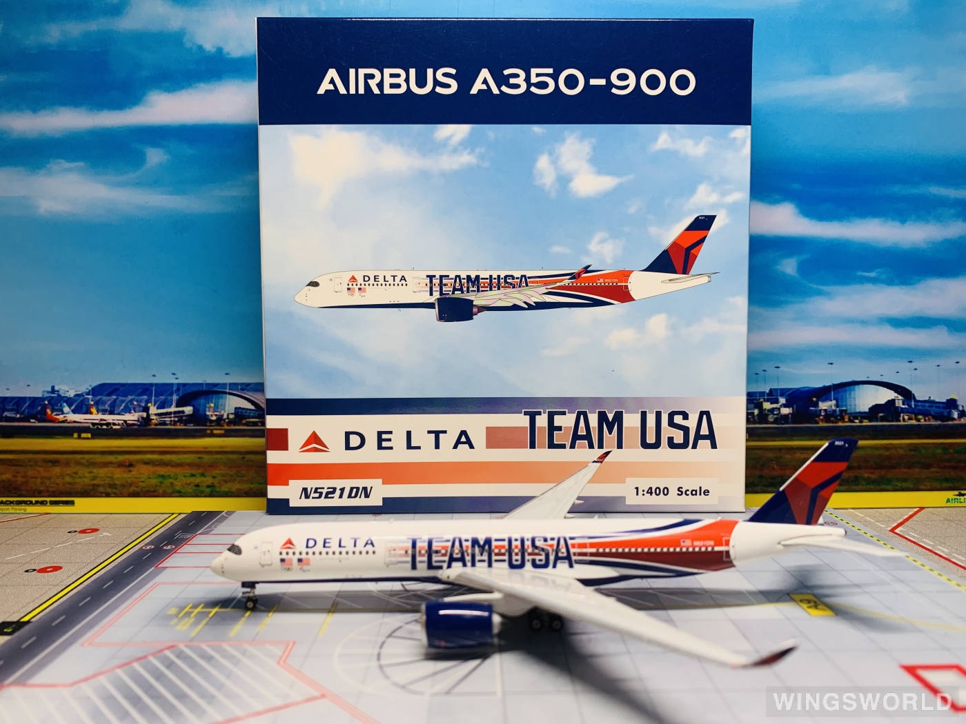 Phoenix 1:400 PH04590 Delta Air Lines 达美航空 Airbus A350-900 N521DN