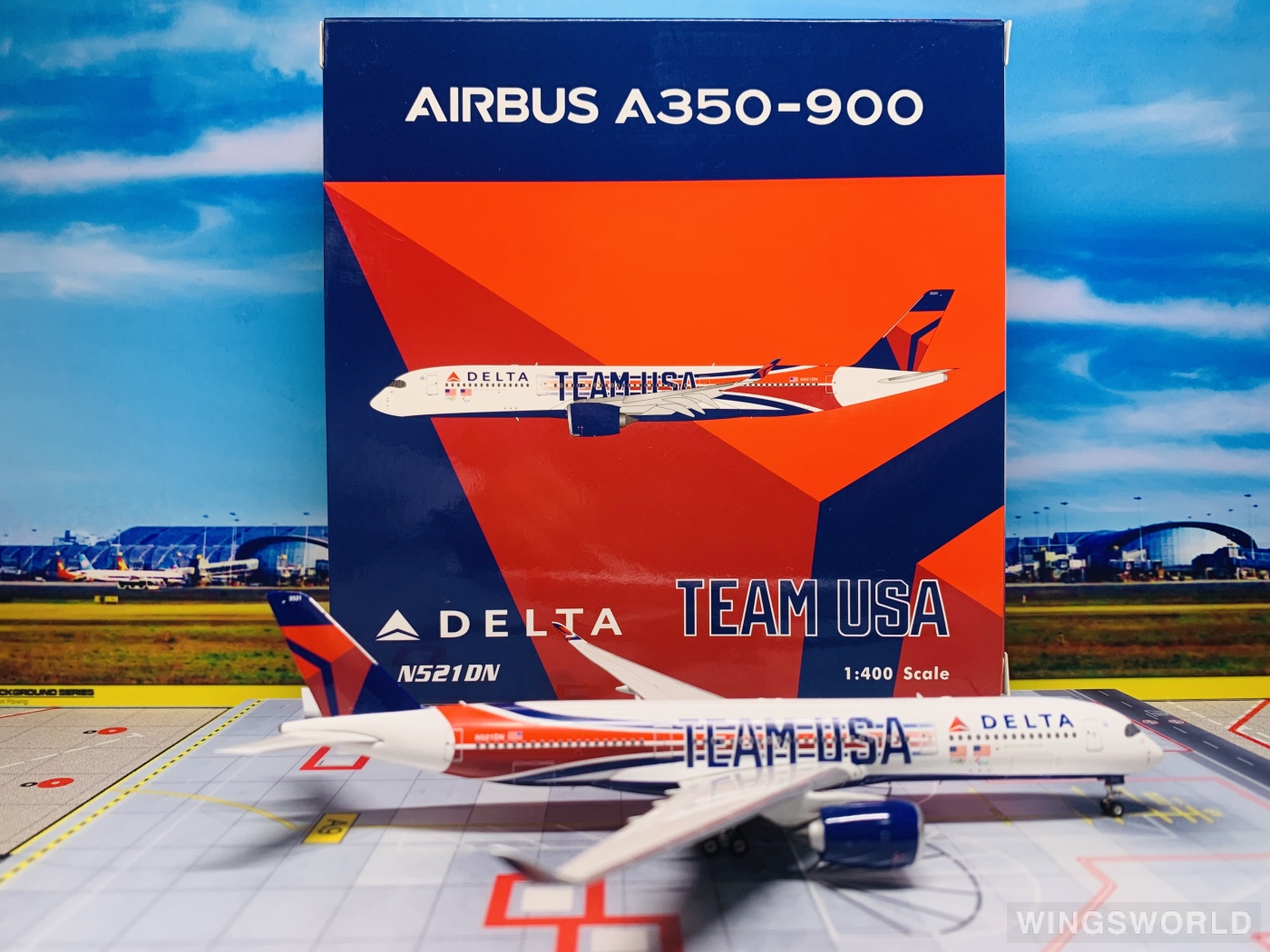 Phoenix 1:400 PH04590 Delta Air Lines 达美航空 Airbus A350-900 N521DN