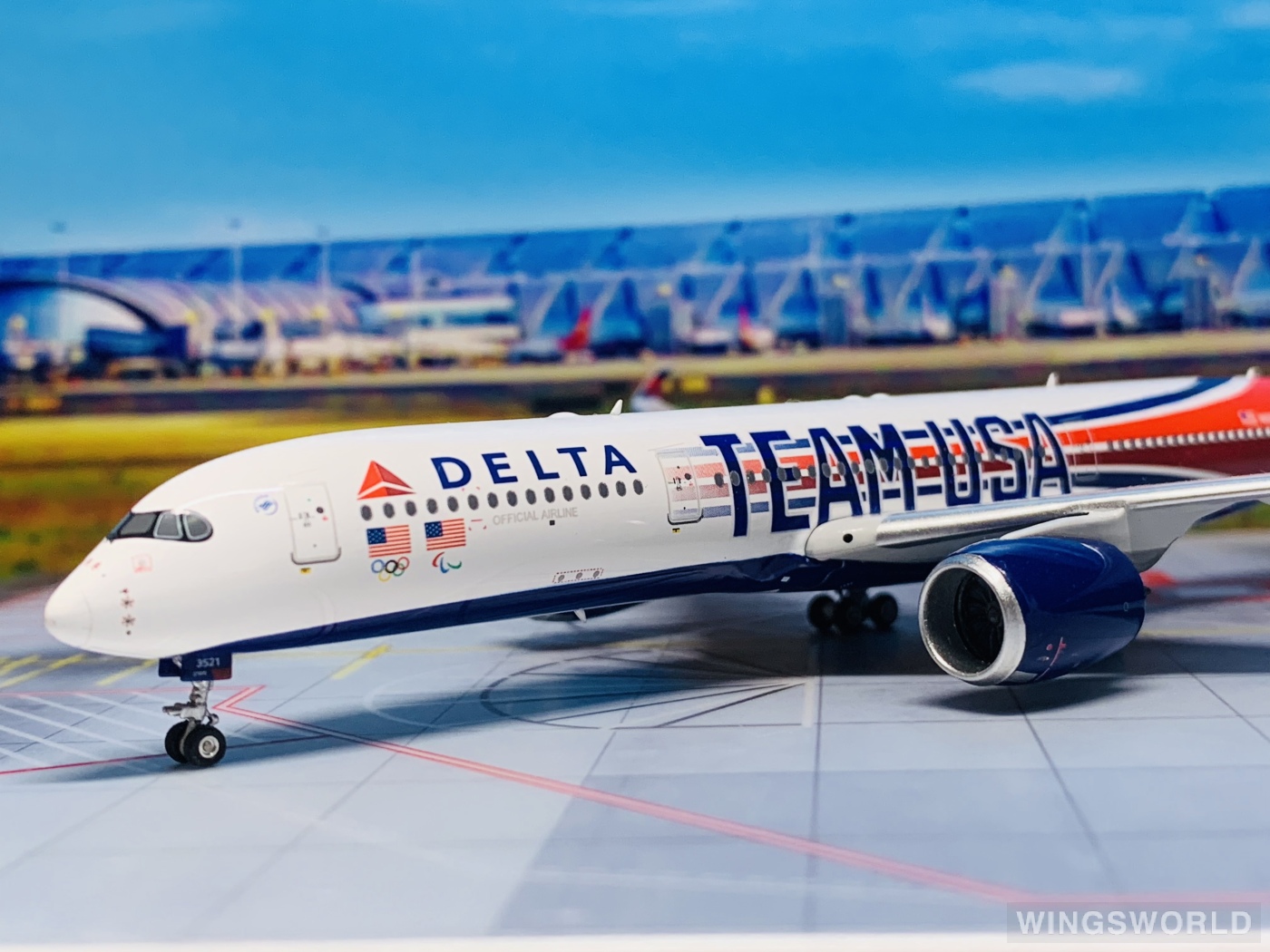 Phoenix 1:400 PH04590 Delta Air Lines 达美航空 Airbus A350-900 N521DN