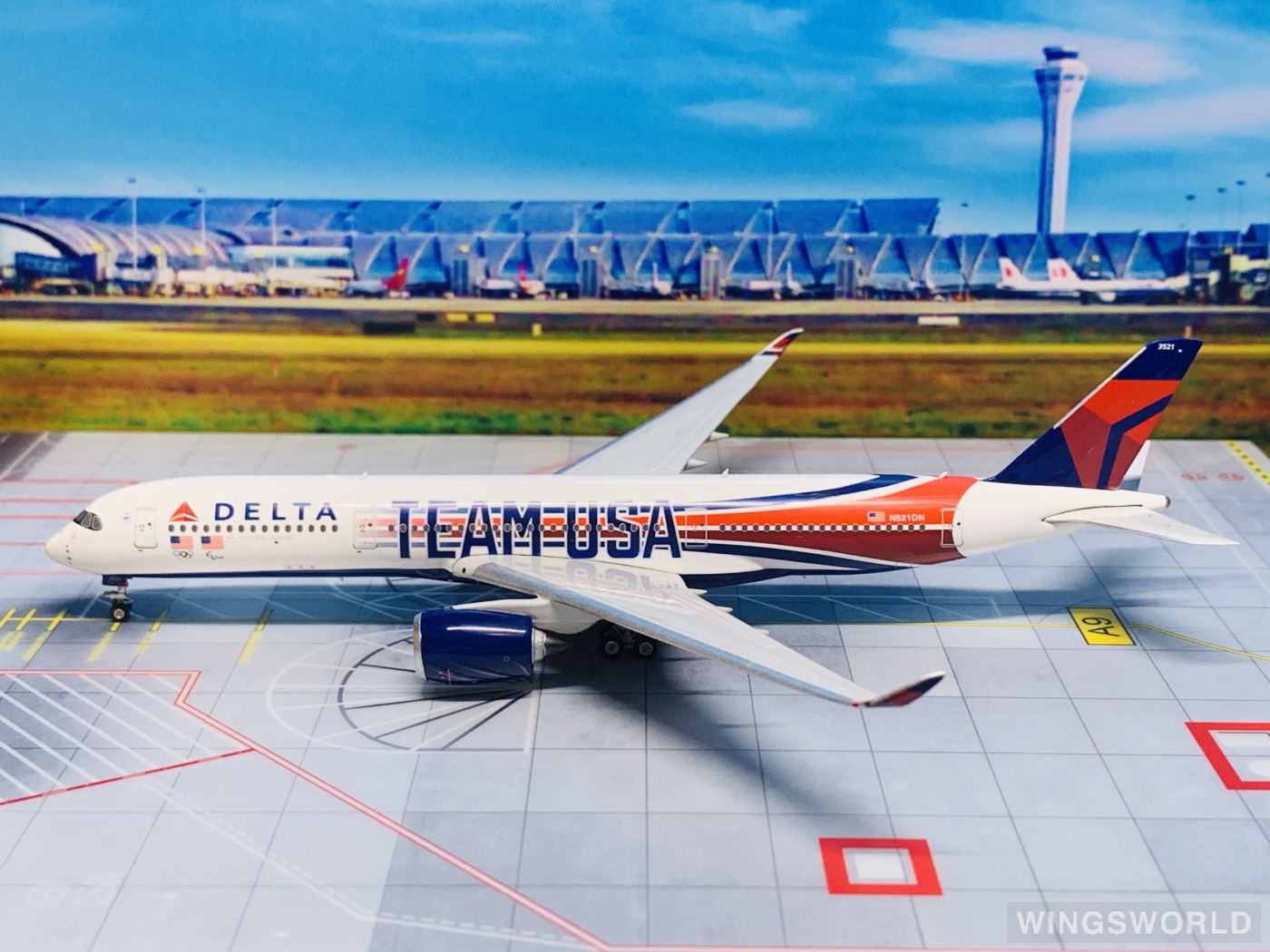 Phoenix 1:400 PH04590 Delta Air Lines 达美航空 Airbus A350-900 N521DN