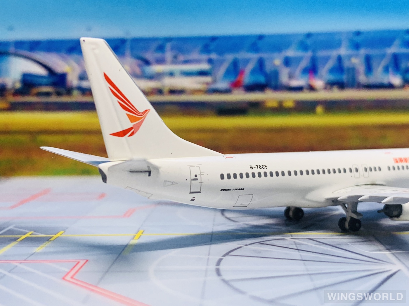 Pandamodel 1:400 PM4B7865 Ruili Airlines 瑞丽航空 Boeing 737-800 B-7865
