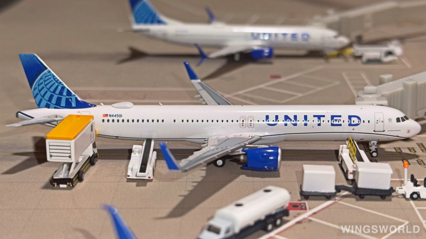 NGmodels 1:400 NG13102 United Airlines 美国联合航空 Airbus A321neo N44501