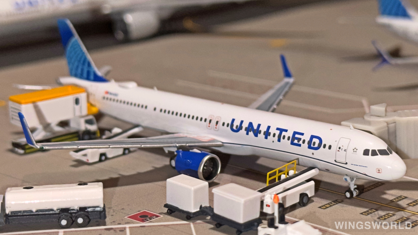 NGmodels 1:400 NG13102 United Airlines 美国联合航空 Airbus A321neo N44501