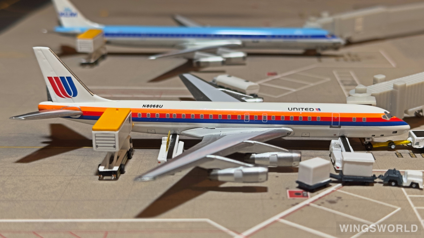 AeroClassics 1:400 ACN8068U United Airlines 美国联合航空 Douglas DC-8 N8068U