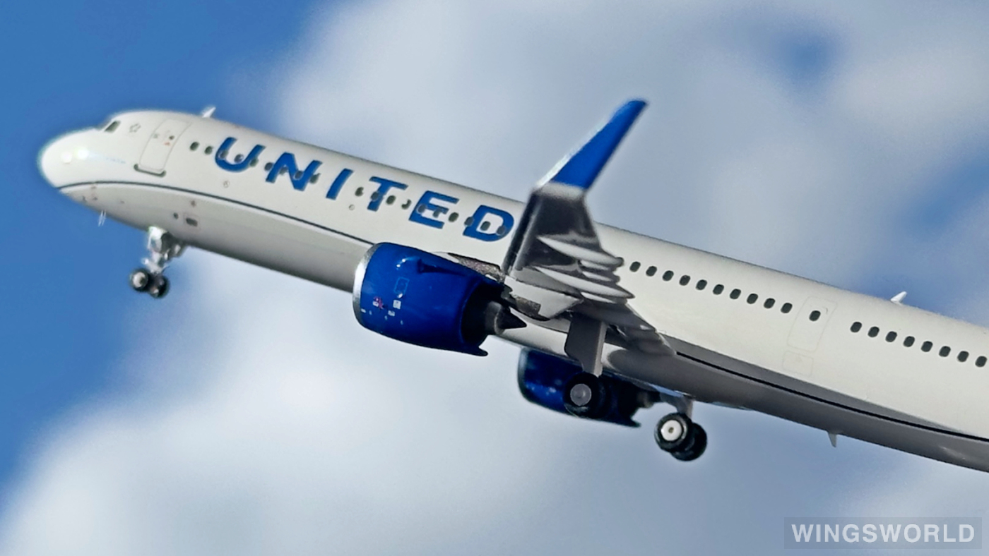 NGmodels 1:400 NG13102 United Airlines 美国联合航空 Airbus A321neo N44501