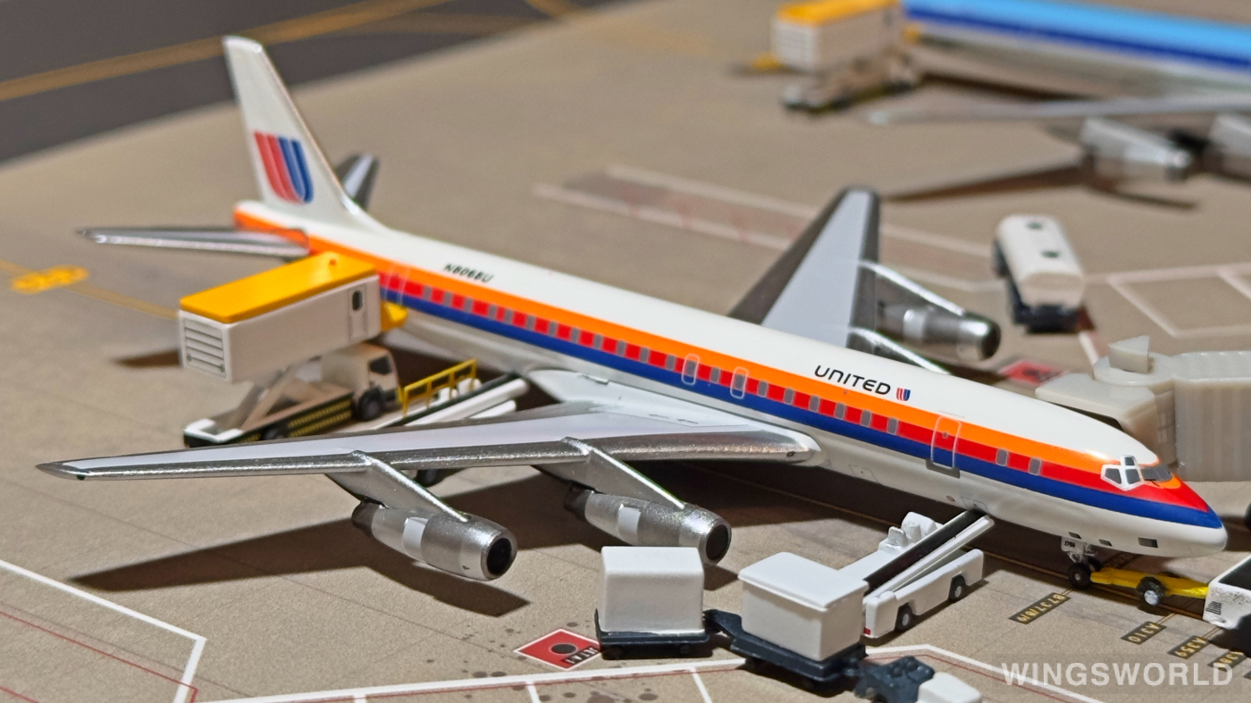 AeroClassics 1:400 ACN8068U United Airlines 美国联合航空 Douglas DC-8 N8068U