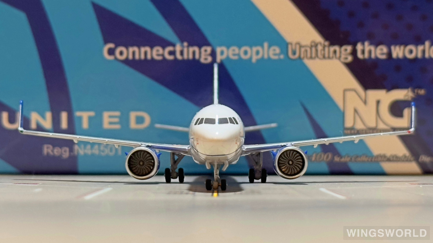 NGmodels 1:400 NG13102 United Airlines 美国联合航空 Airbus A321neo N44501