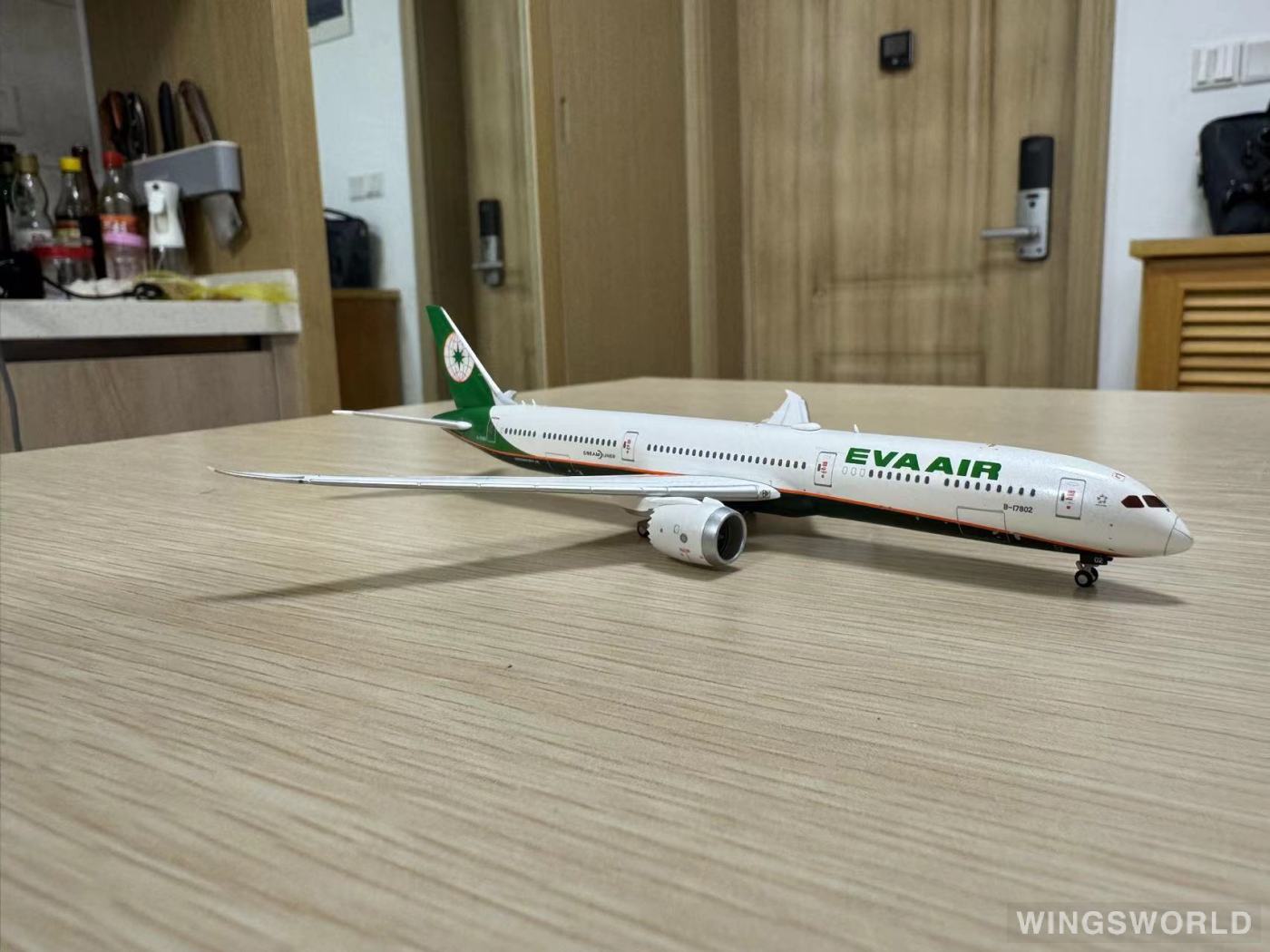 JC Wings 1:400 XX4190 EVA Air 长荣航空 Boeing 787-10 B-17802