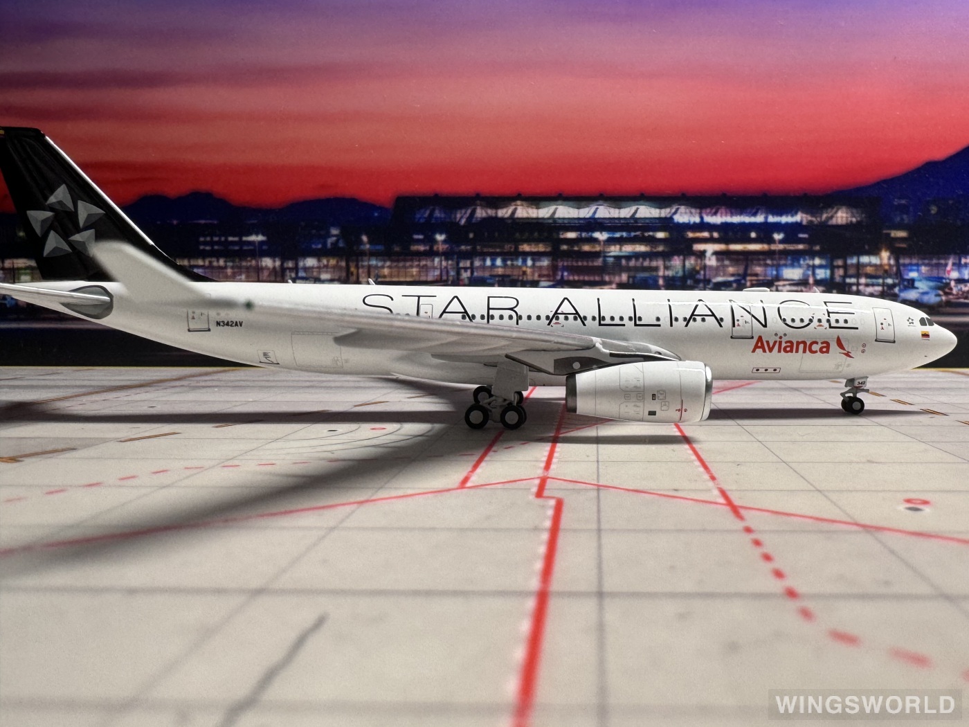 NGmodels 1:400 NG61089 Avianca 哥伦比亚航空 Airbus A330-200 N342AV