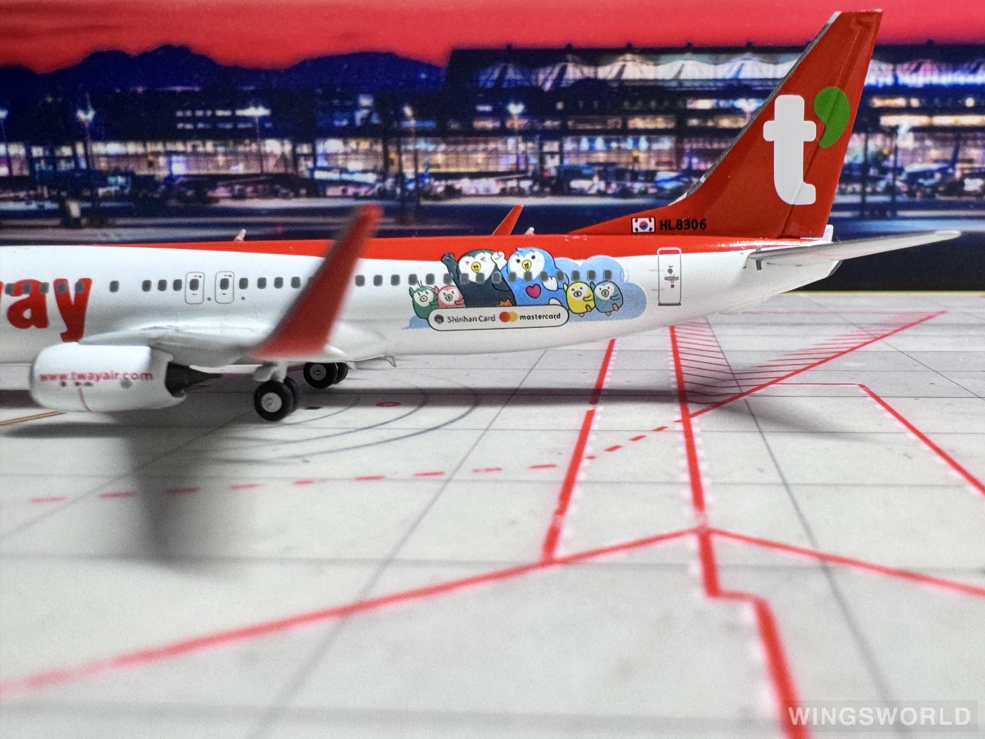 NGmodels 1:400 NG58169 TwayAir 德威航空 Boeing 737-800 HL8306