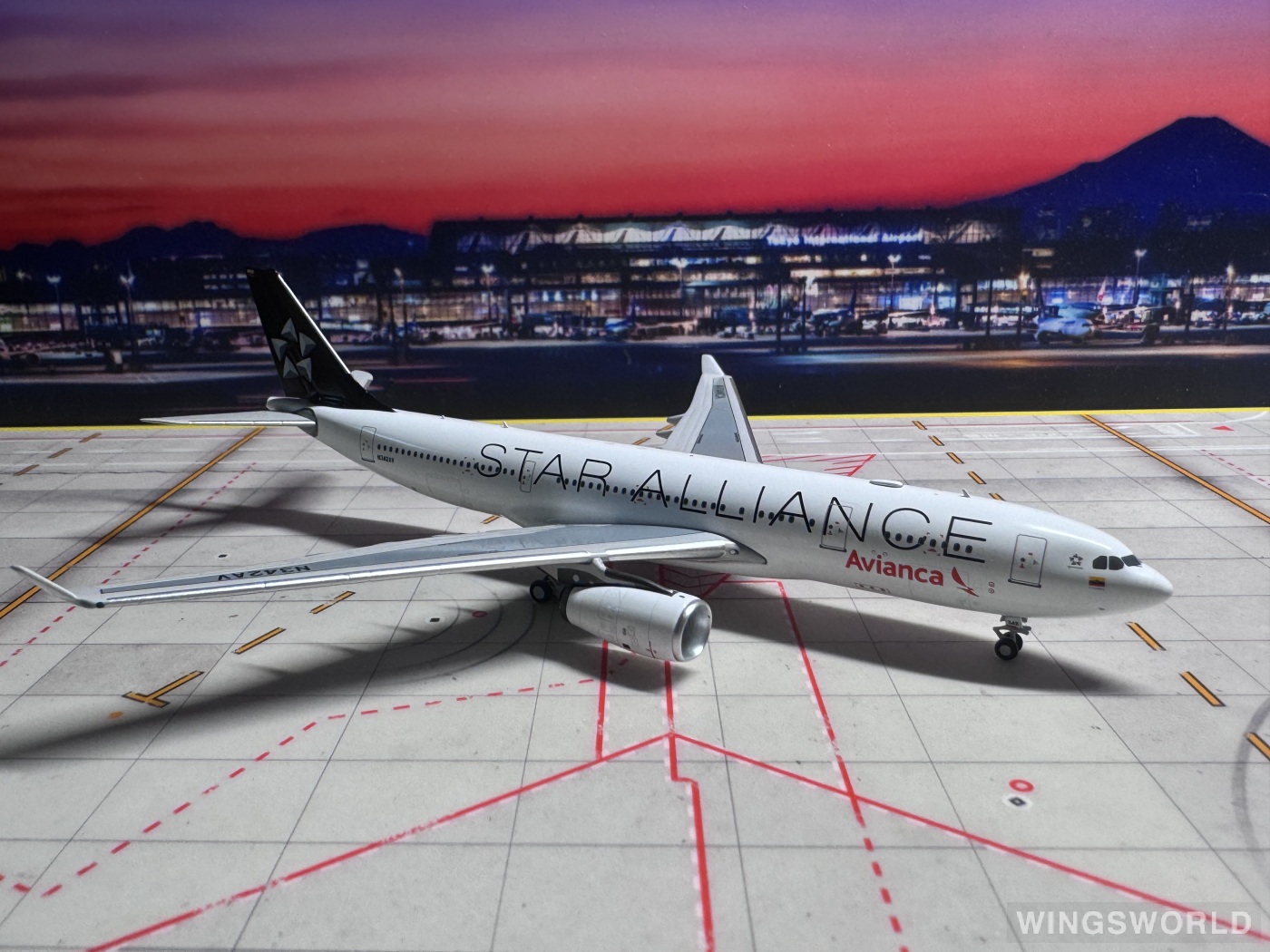 NGmodels 1:400 NG61089 Avianca 哥伦比亚航空 Airbus A330-200 N342AV