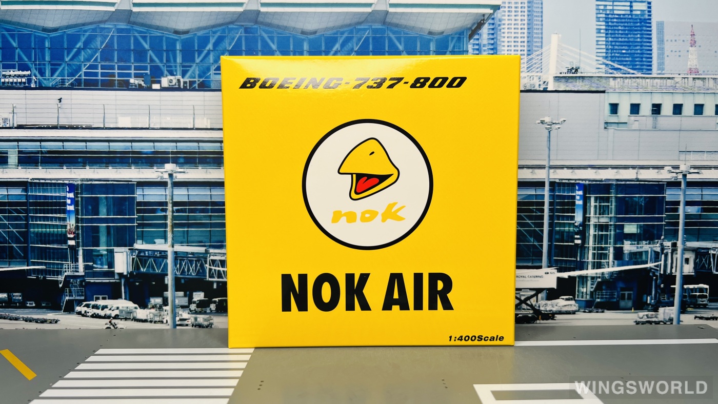 Pandamodel 1:400 62402 Nok Air 皇雀航空 Boeing 737-800 HS-DBU