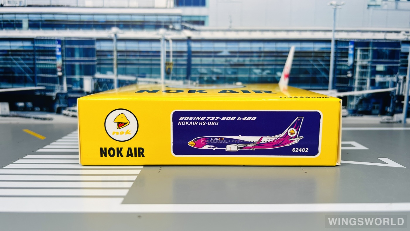 Pandamodel 1:400 62402 Nok Air 皇雀航空 Boeing 737-800 HS-DBU