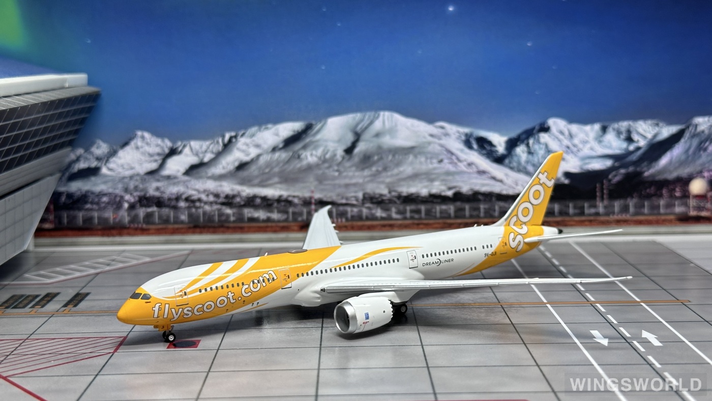 NGmodels 1:400 NG55097 Scoot 酷航 Boeing 787-9 9V-OJI