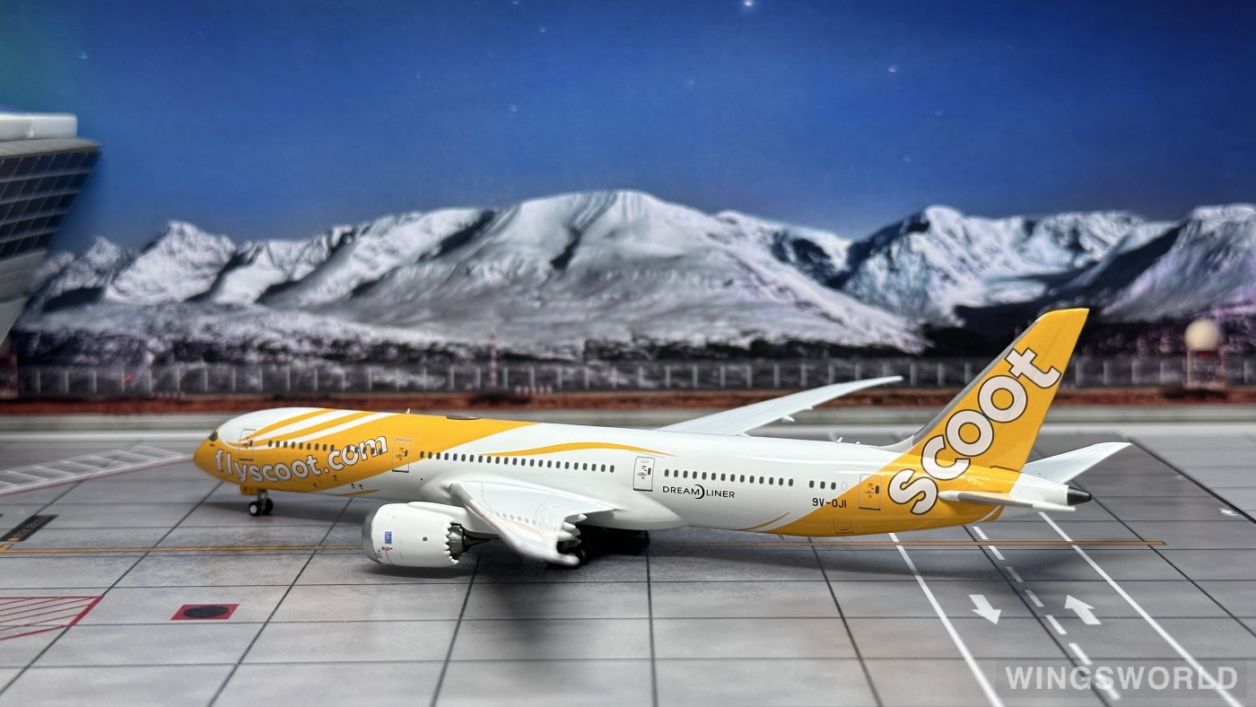 NGmodels 1:400 NG55097 Scoot 酷航 Boeing 787-9 9V-OJI
