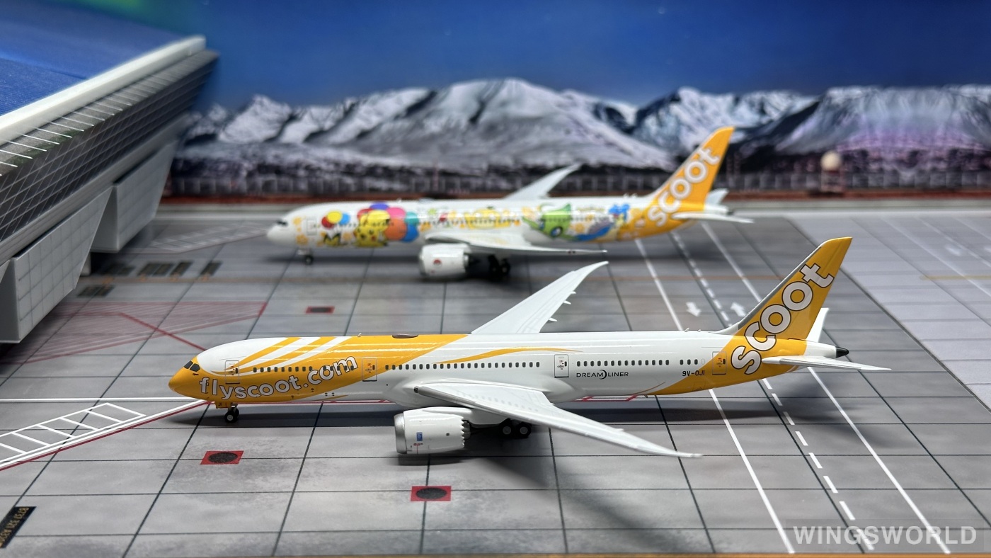 NGmodels 1:400 NG55097 Scoot 酷航 Boeing 787-9 9V-OJI