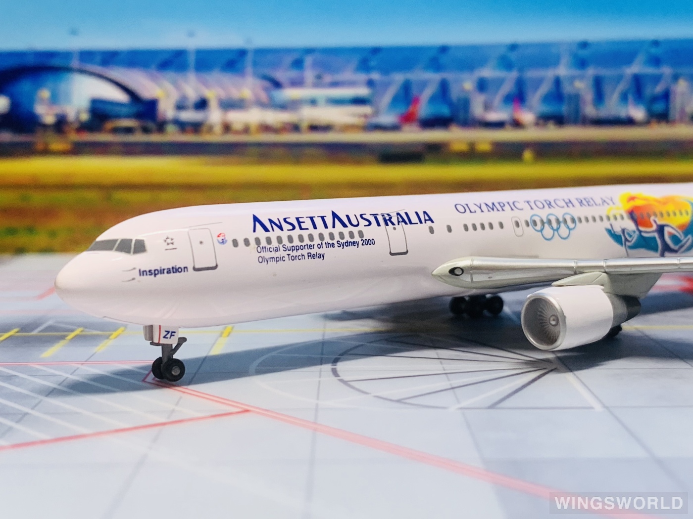 Dragon Models 1:400 55440 Ansett 澳洲安捷航空 Boeing 767-300 VH-BZF