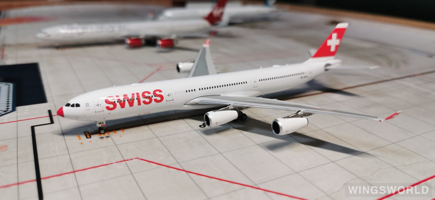 Phoenix 1:400 PH11873 Swiss 瑞士国际航空 Airbus A340-300 HB-JMA