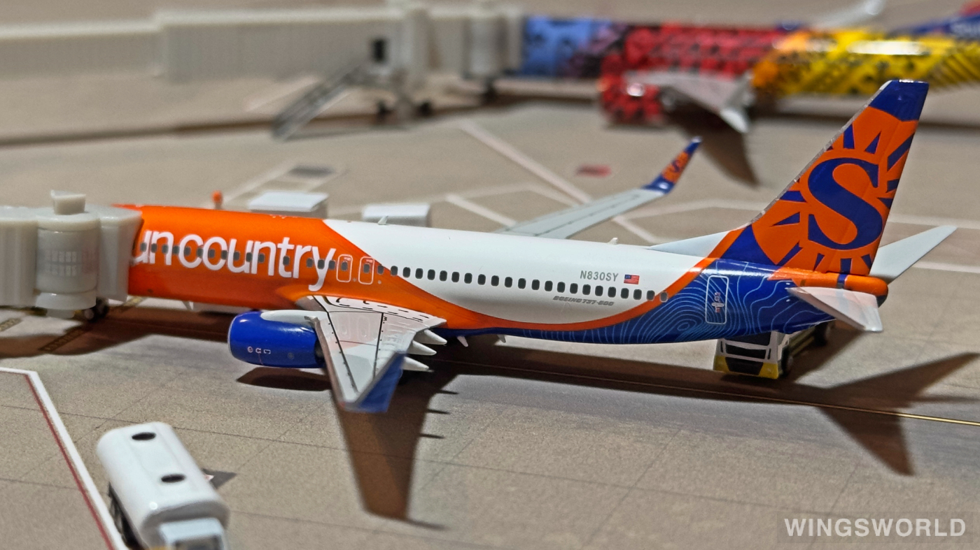 NGmodels 1:400 NG58047 Sun Country Airlines 太阳城航空 Boeing 737-800 N830SY