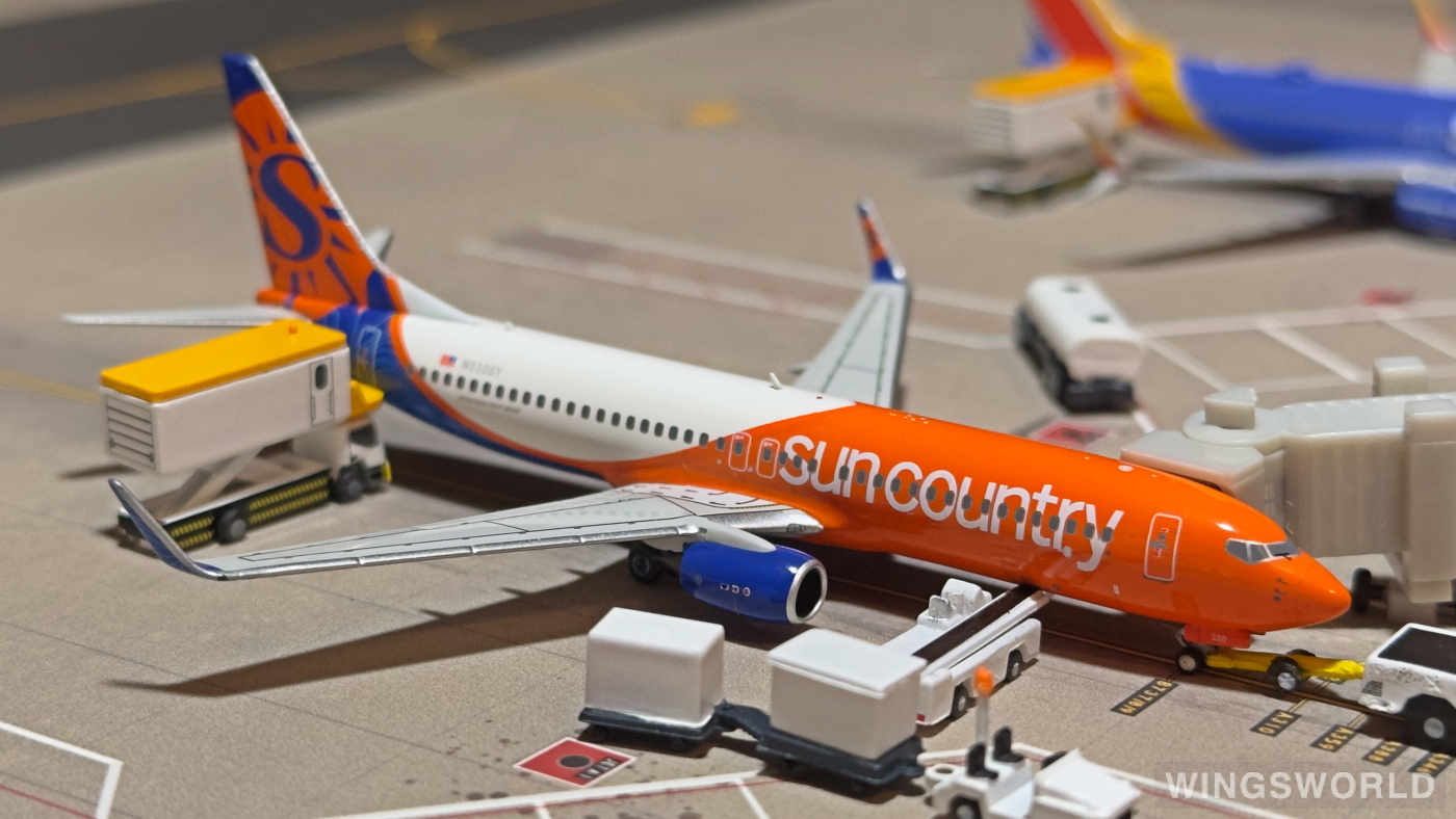 NGmodels 1:400 NG58047 Sun Country Airlines 太阳城航空 Boeing 737-800 N830SY