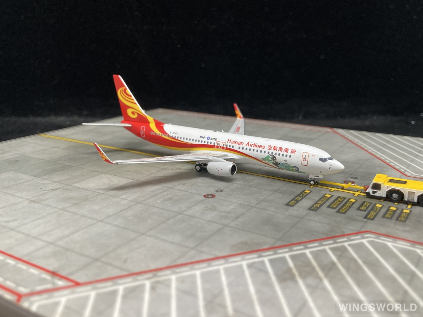 NGmodels 1:400 NG58240 Hainan Airlines 海南航空 Boeing 737-800 B-6066