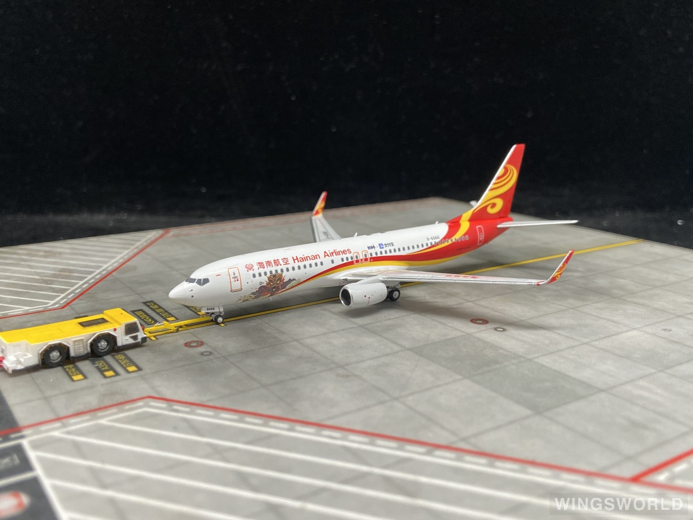 NGmodels 1:400 NG58240 Hainan Airlines 海南航空 Boeing 737-800 B-6066
