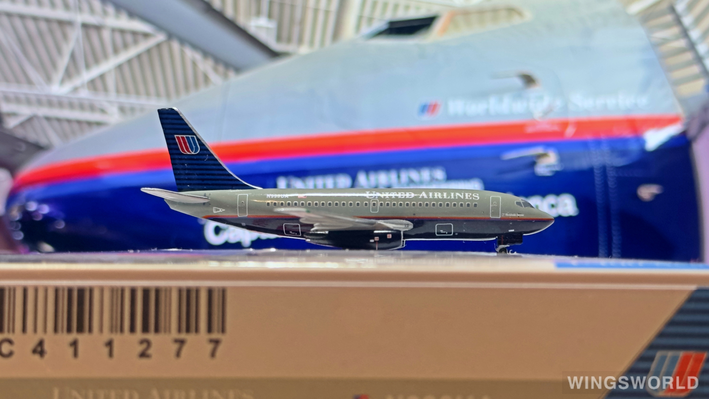 AeroClassics 1:400 AC411277 United Airlines 美国联合航空 Boeing 737-200 N998UA