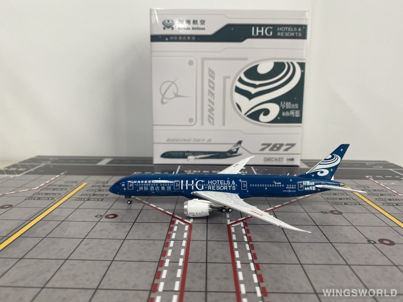 JC Wings 1:400 XX40217 Hainan Airlines 海南航空 Boeing 787-9 B-1499