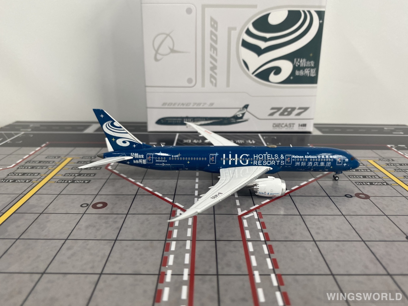 JC Wings 1:400 XX40217 Hainan Airlines 海南航空 Boeing 787-9 B-1499