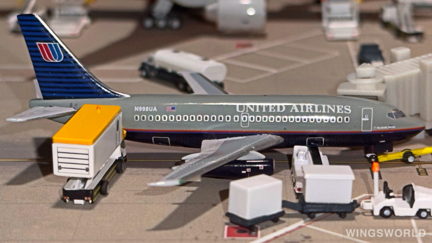 AeroClassics 1:400 AC411277 United Airlines 美国联合航空 Boeing 737-200 N998UA