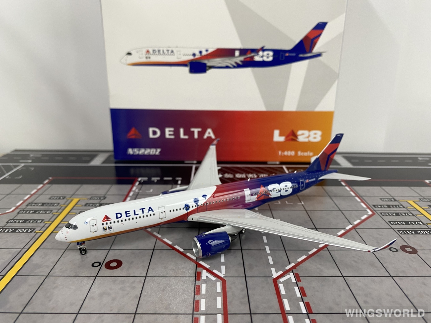 Phoenix 1:400 PH04587 Delta Air Lines 达美航空 Airbus A350-900 N522DZ