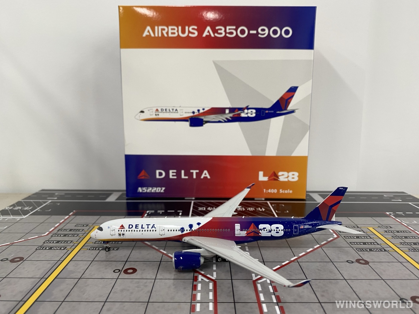 Phoenix 1:400 PH04587 Delta Air Lines 达美航空 Airbus A350-900 N522DZ