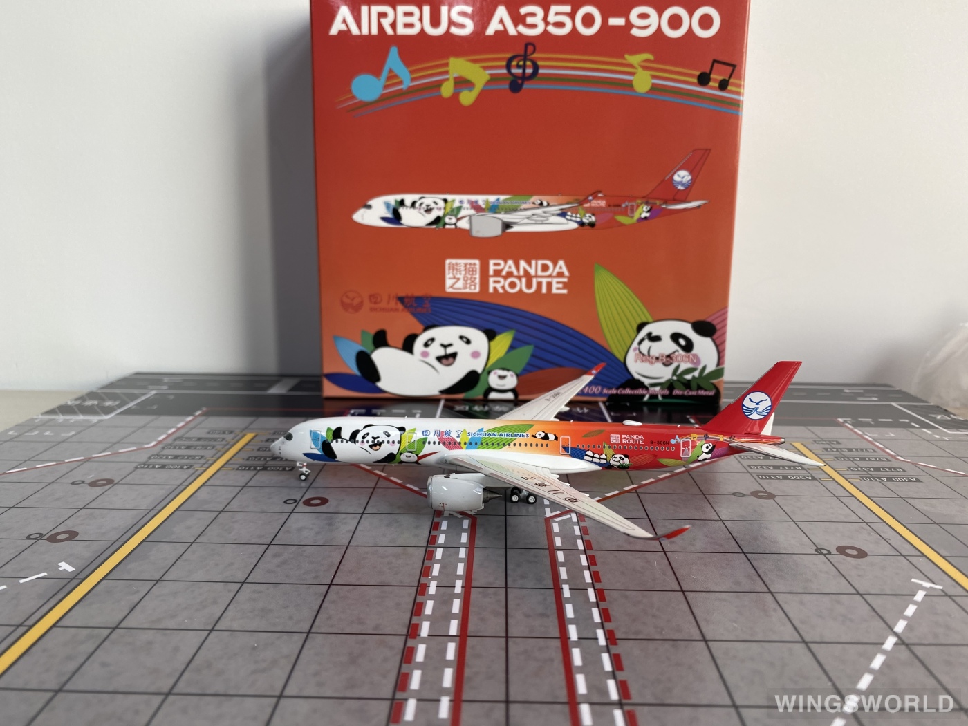 NGmodels 1:400 NG39080 Sichuan Airlines 四川航空 Airbus A350-900 B-306N