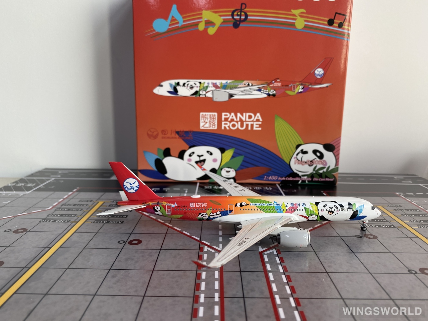 NGmodels 1:400 NG39080 Sichuan Airlines 四川航空 Airbus A350-900 B-306N