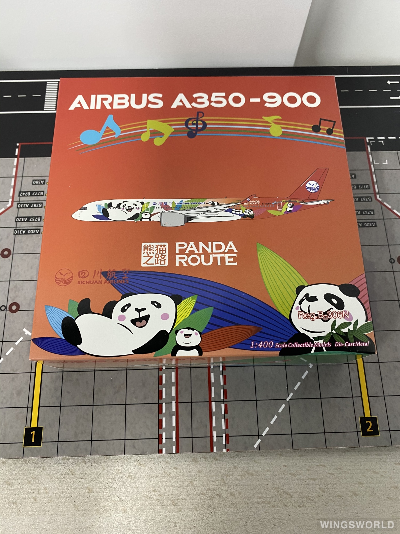 NGmodels 1:400 NG39080 Sichuan Airlines 四川航空 Airbus A350-900 B-306N