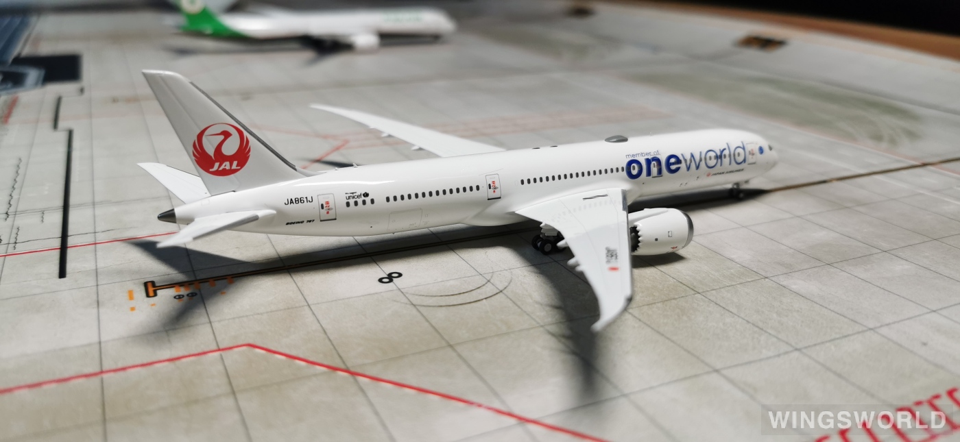 NGmodels 1:400 NG55083 Japan Airlines 日本航空 Boeing 787-9 JA861J